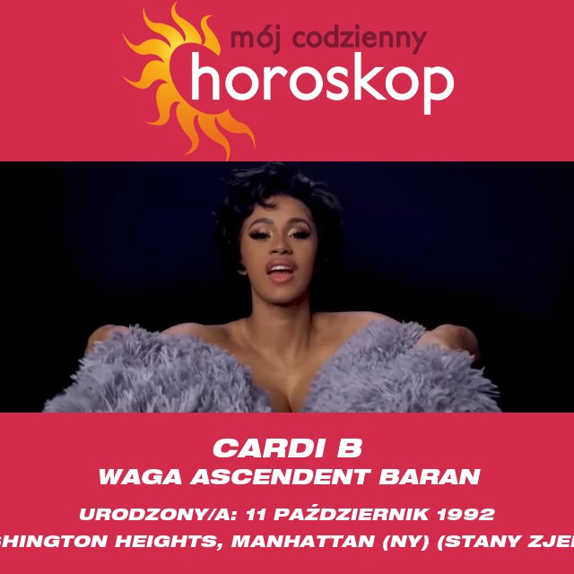 Badanie cech znaku zodiaku Wagi u Cardi B