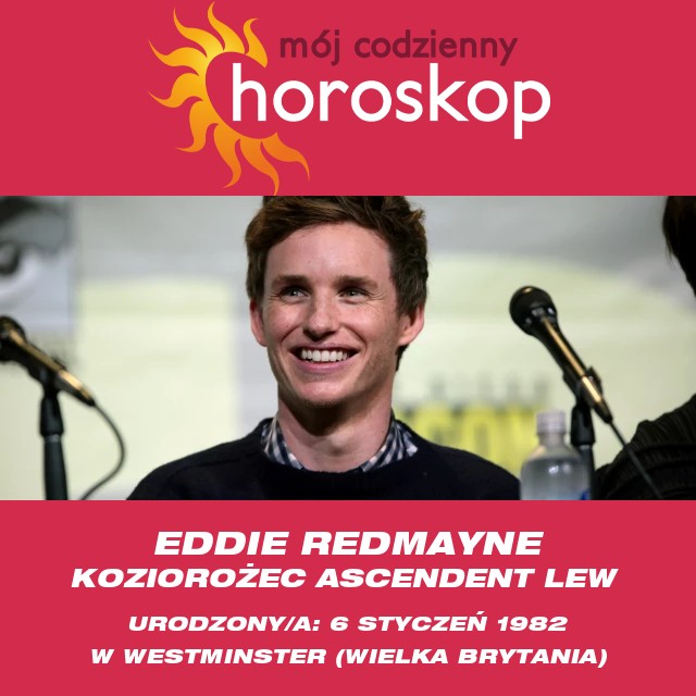 Wnikliwe analizy astrologiczne Eddiego Redmayne\'a dotyczące Koziorożca