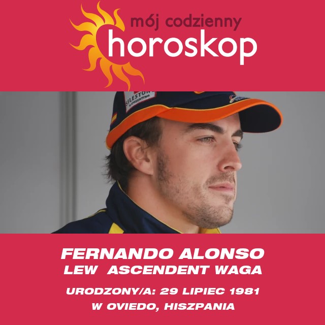 Astrologia Fernando Alonso: Kosmiczna podróż Lwa