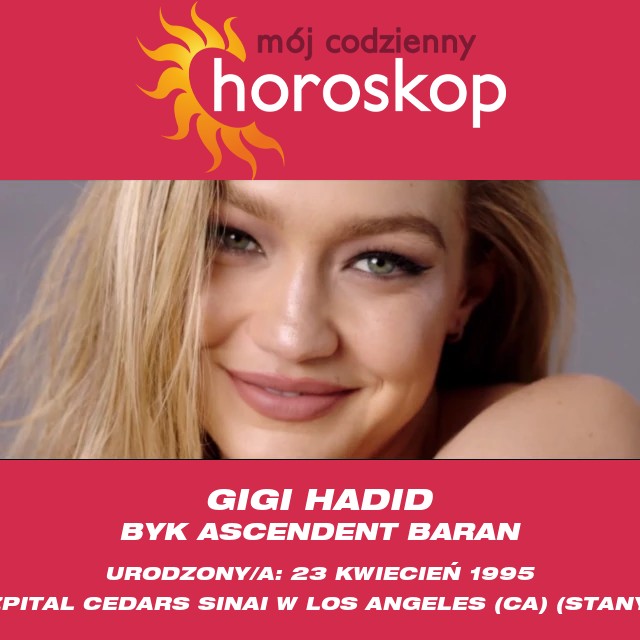 Portret astrologiczny Gigi Hadid jako Byk