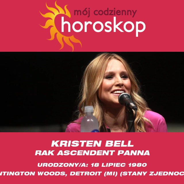 Portret astrologiczny Kristen Bell jako Raka