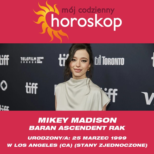 Wnikliwości astrologiczne Barana od Mikey Madison