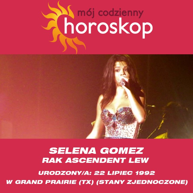 Profil astrologiczny Raka Seleny Gomez