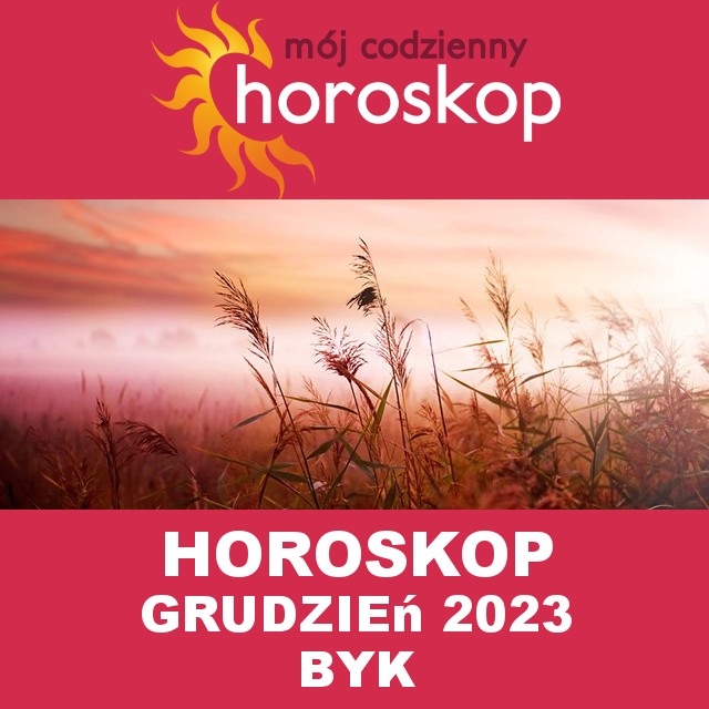 Miesięczny Horoskop Grudzień 2023 dla Byk